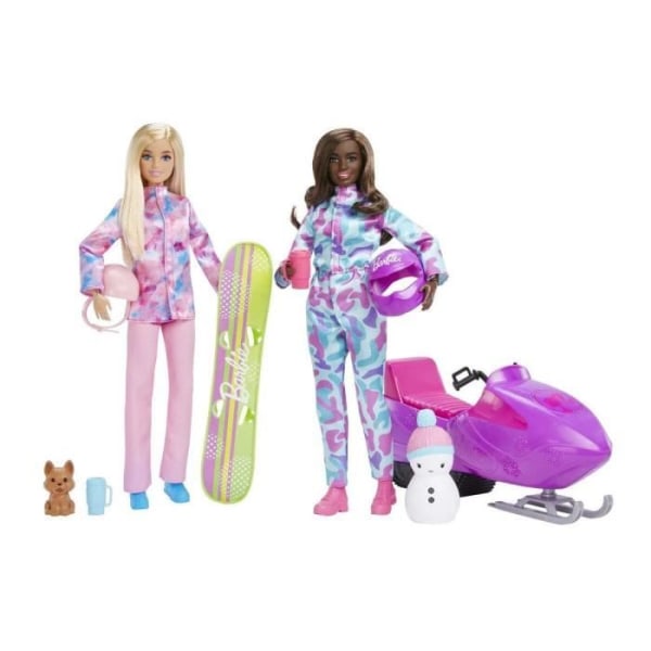 Barbie® - Vintersportset - Modedocka