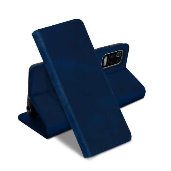 LG K62 - K52 Fodral i vintagestil med korthållare och videohållare Midnight Blue