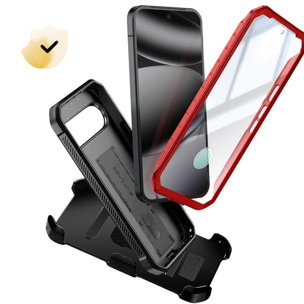 Heltäckande fodral - SUPCASE - Unicorn Beetle Pro - Google Pixel 10/10 Pro - Militär skydd - MagSafe Svart