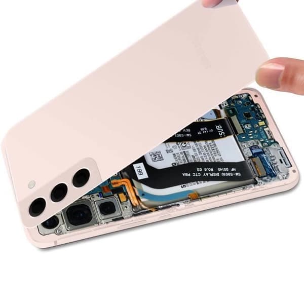 Batteri Cache - SAMSUNG - Galaxy S22 - Rosa - Forenklet installation Ros