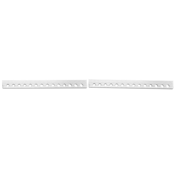 2 kpl Robotin alumiinipalkki, LS-muotoinen 14-reikäinen teollisuustarvikkeet 12 x 120 mm 3103-0014-0120