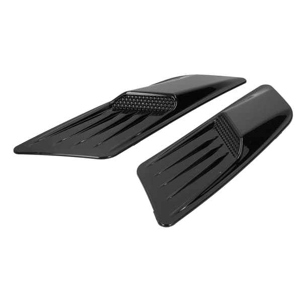 2 stk. panserlufteventil deksel blank svart universell passform for Ford Mustang 2015-2017