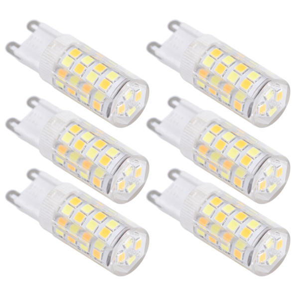 10 kpl G9 220 V LED-lamppu Himmennettävä keraaminen LED-polttimo Vaihda halogeenilamppu ChandelierG9 5W 52LED