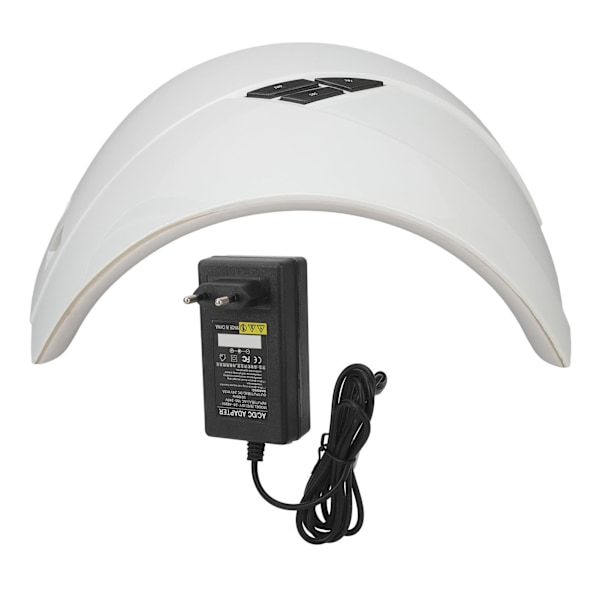 21 stk LED-lysbrikker 48W neglelampe intelligent timerfunksjon negltørker hvit 100-240V EU-plugg
