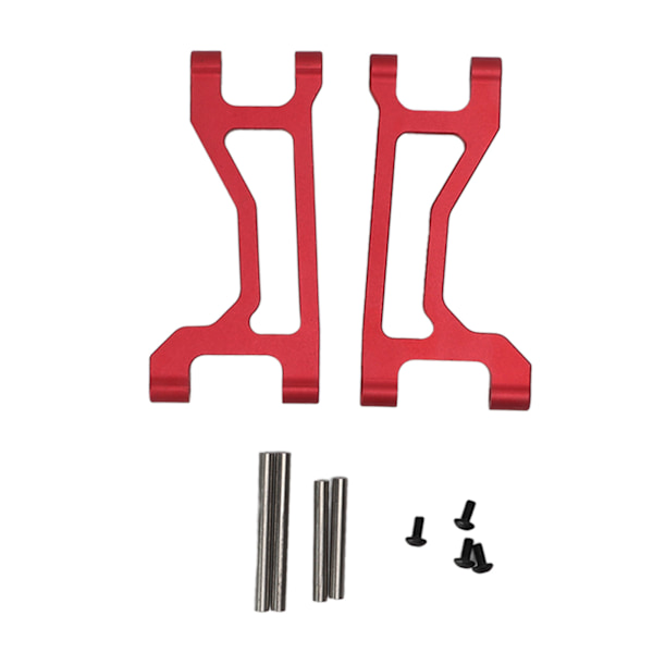 RC främre bakre övre upphängningsarm i aluminiumlegering RC uppgraderingsdelar för TRAXXAS 1/10 RC bil röd