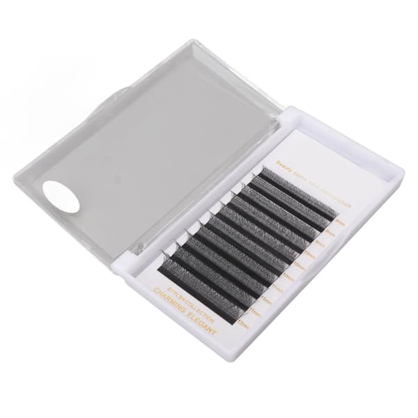 DIY Eyelash Extension 8-12mm Mix 10 rækker D Curl Tykke Fluffy Bløde 5D Lash Extension Clusters