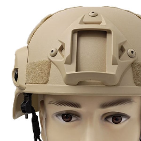 Militärhjälm för spel, militär fältkrigsspel, hjälmöverdrag, multifunktionell cykelutrustning, sandfärg