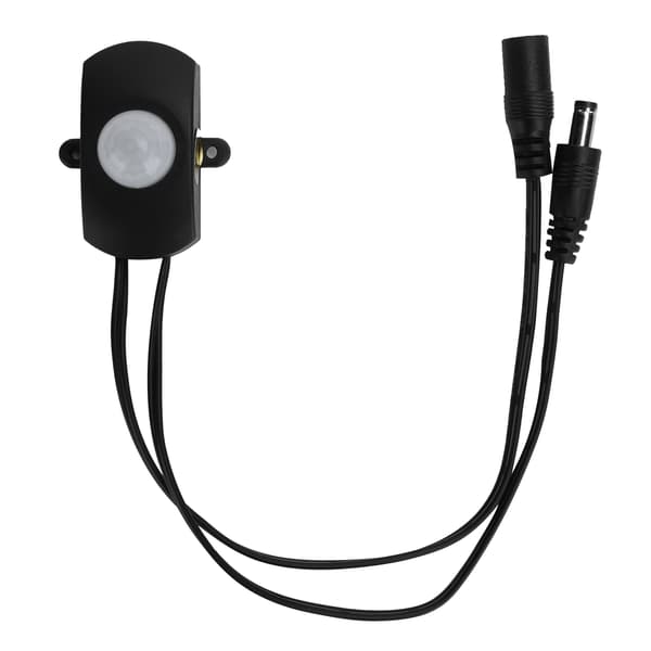 DC6V‑24V LED Strip Infrarød Menneskekrop Detektionssensor LED Infrarød Kropssensor Sort
