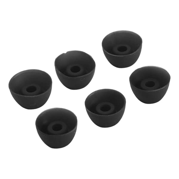 3 par ørepropper blød silikone S M L størrelse erstatningsørepropper til Galaxy Buds 2 SM R177 sort
