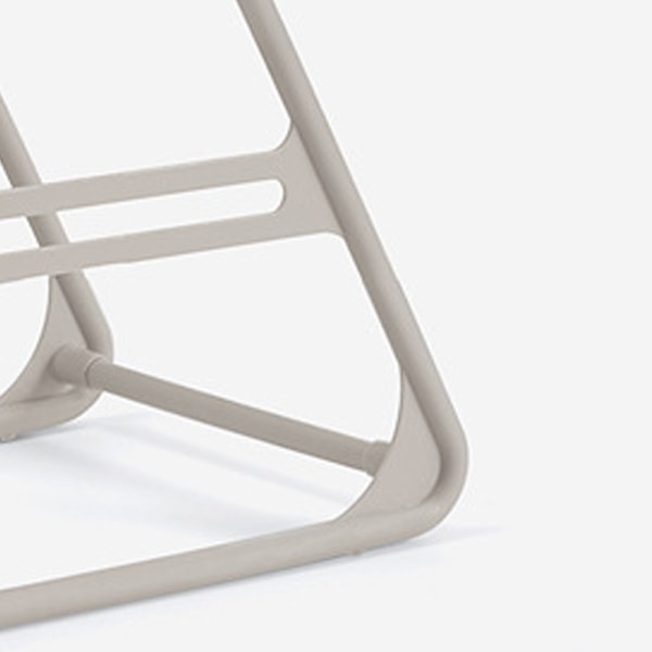 Hängare Förvaringsställ PP Triangulär Rundad Design Hylla Multifunktionell Organizer Grå
