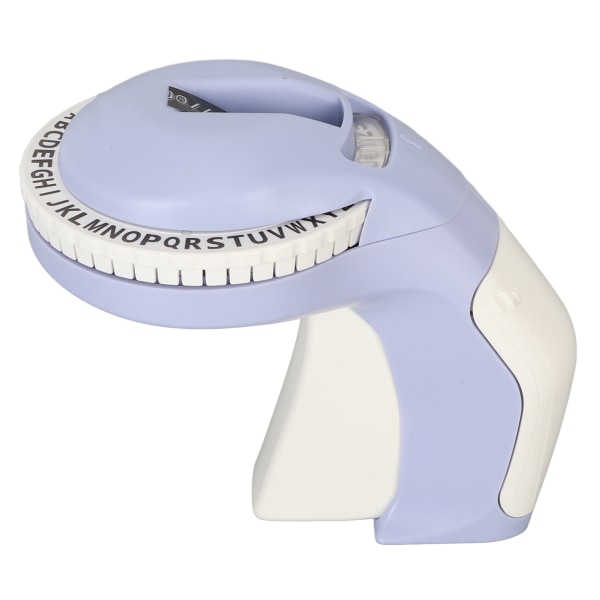 Embossing Label Maker 47 printbare tegn 600 dpi Nem kontrol etiketfremstilling Prægemaskine til Craft DIY Scrapbooking Lilla
