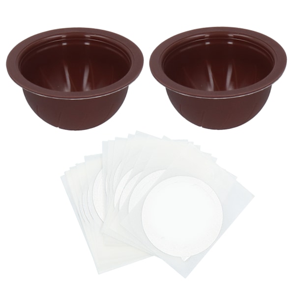 150 ml kaffekapselholder med engangs aluminiumsfolie, passer til Vertuolline GCA1