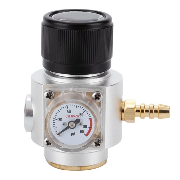 CO2 Mini Gassregulator T21 * 4 Soda Trykkmåler Wire CO2 Lader Kit 0-90 PSI (for Europeisk)