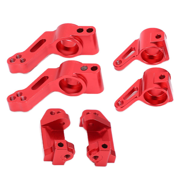 Front C Sete Styreblokker Koppblokker Bakakselbærer for Traxxas Slash 2WD 1/10 RC BilRød