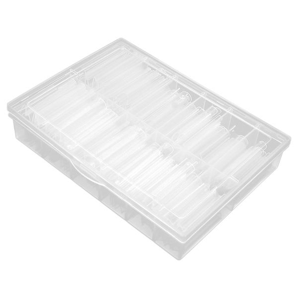 240 stk kunstige falske negleforlengelsestips Transparente falske neglertips Neglesalongtips