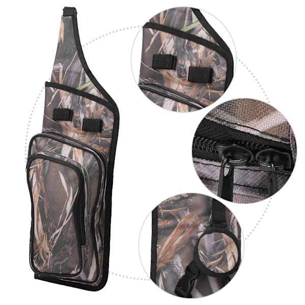 Bærbar 600D Oxford Cloth Bueskydning Quiver Arrow Holder Pouch Enkelt skuldertaske Jagtskydning tilbehør2# camouflage