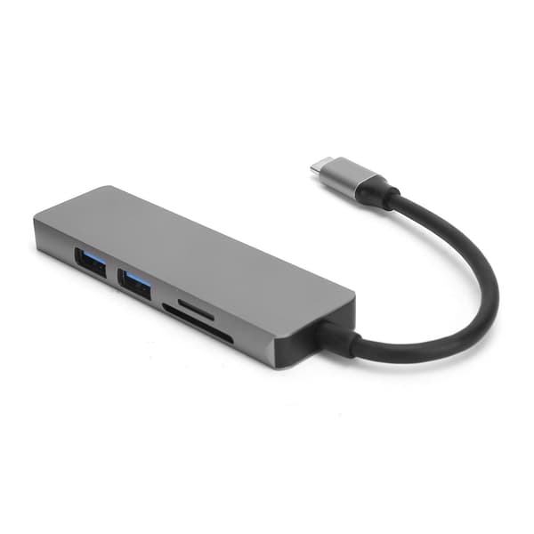 5-i-1 Type-C til HD Multimedia Grensesnitt Adapter Bærbar 4K Skjerm Multifunksjonell HUB