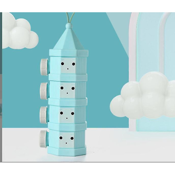 Bærbar 4-lags stabelbar babyformuldispenser til udendørsrejser