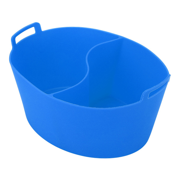 Slow Cooker Liner Mat i matkvalitet silikon, lekkasjesikker, gjenbrukbar, varmebestandig grytedeler liner blå