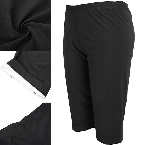 Dam Bastu Sweat Shorts Body Shaper Träningsbyxor för löpning Gym Yoga ExerciseS/M