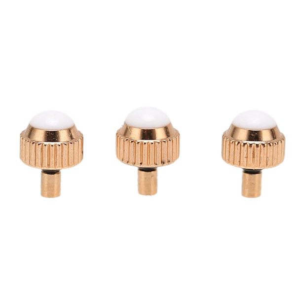 10 stk Ur Crown Rustfrit Stål Rose Guld Urhoved Reservedele Udskiftningstilbehør til Urmager 4mm