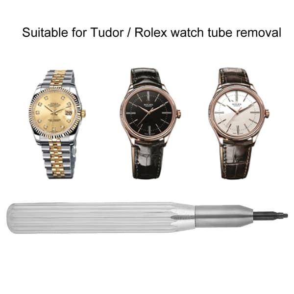 Værktøj til fjernelse af urkrone-rørindsats med 4 stifter til Tudor / Rolex-rør