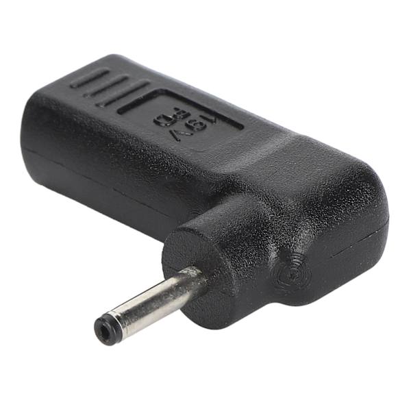 3.0x1.1mm Type‑C hun til DC han adapter bærbar albue strømadapter til Type‑C datakabel