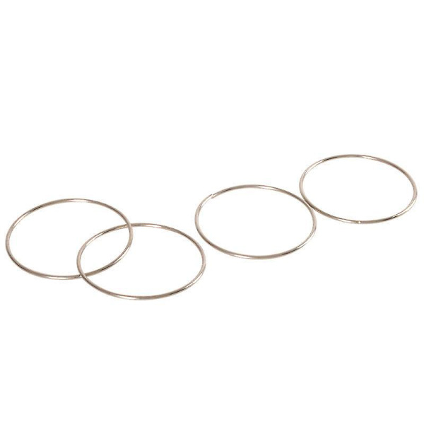 Magnetiske Lenkeringersett - Scenemagiske Triks for Barn - Sett med 4 Metallringer