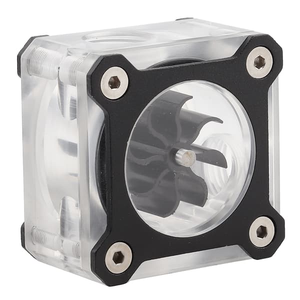 Vandkøling Flow Meter Transparent PMMA Computertilbehør G1/4 Gevind (Noir)