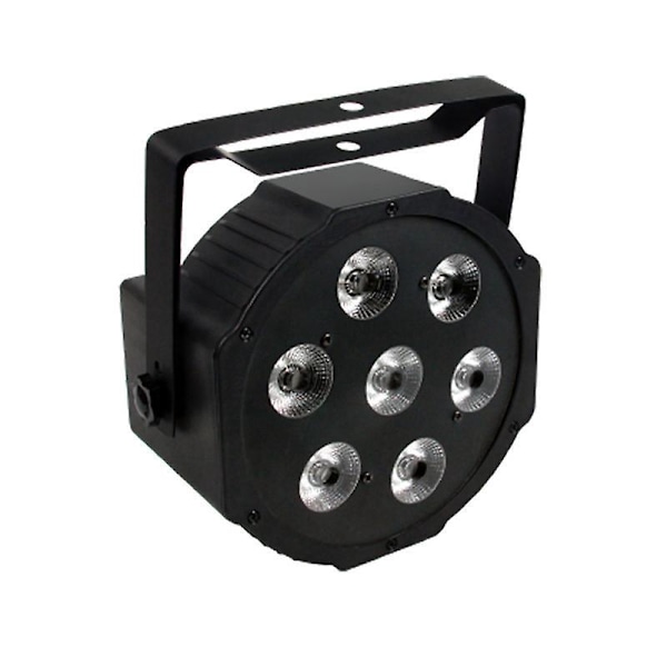 7 Par LED Party Lys Kæder med Fjernbetjening, 7 Kanal DMX/Auto/Lydaktiveret Tilstand og 8 Effekter Lys Kæder til Bryllupsfest DJ Disco Bryllup