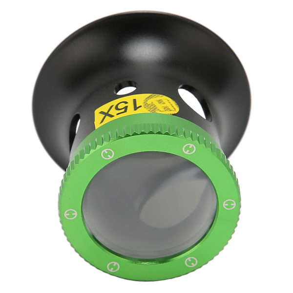 15X Sapphire Eye Lupp Urmakare Juvelerare Inspektionsförstoringsglas Bärbar för ädelstenar Mynt Frimärken Rocks