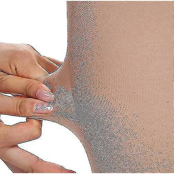 Fodløse kompressionsstrømper til lår, 20-30 mmHg L Beige