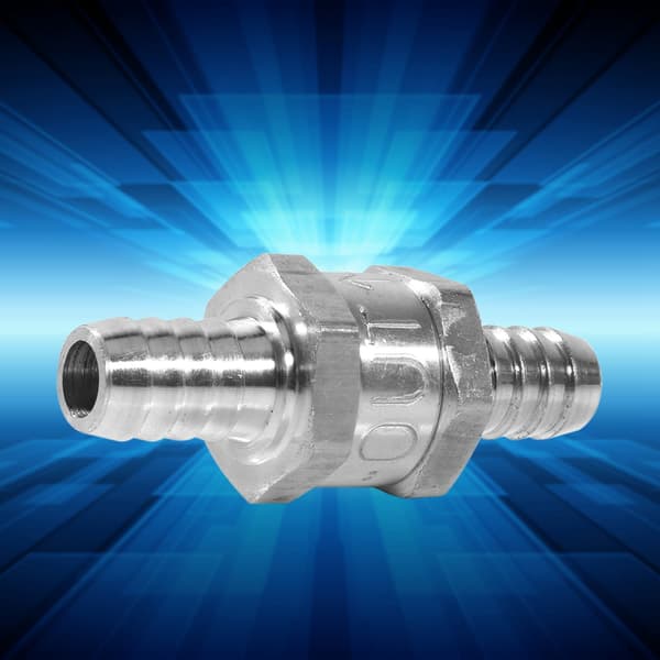 Aluminium Bränsle Backventil Envägs Bensin 6/10/12MM Valfritt