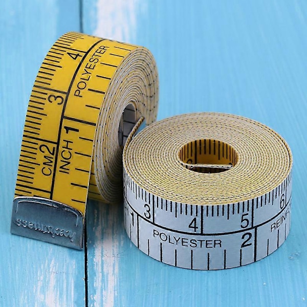 Måttband för sömnad 1,5 m Mätlinjal Klädlinjal Skräddarlinjal Sybehörslinjal