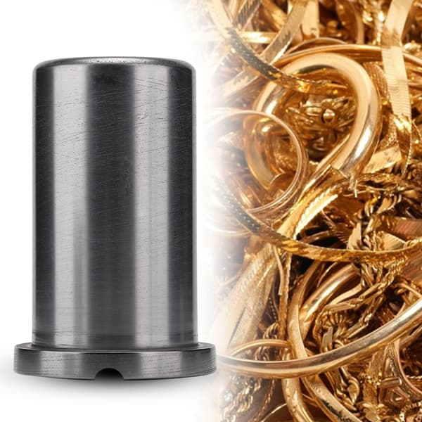 1 kg højtemperaturbestandig smeltegrafitdigel til guld, sølv, kobber og messing