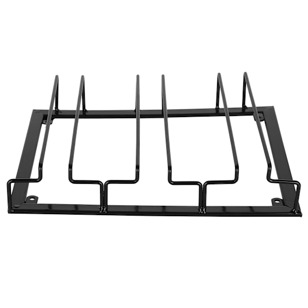 Vinställ under skåp, hållare för vinglas, förvaring, hängare, metallorganisatör för bar, kök, 3 platser, 30 x 22,5 cm, svart