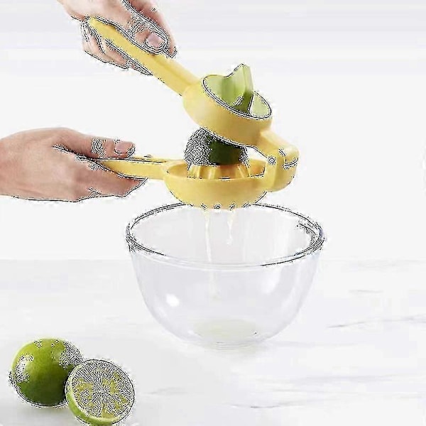 Dobbelvirkende Sitruspresse Sitron Manuell Juicer Husholdnings Liten Mini Bærbar Juicer Enkel Juicer