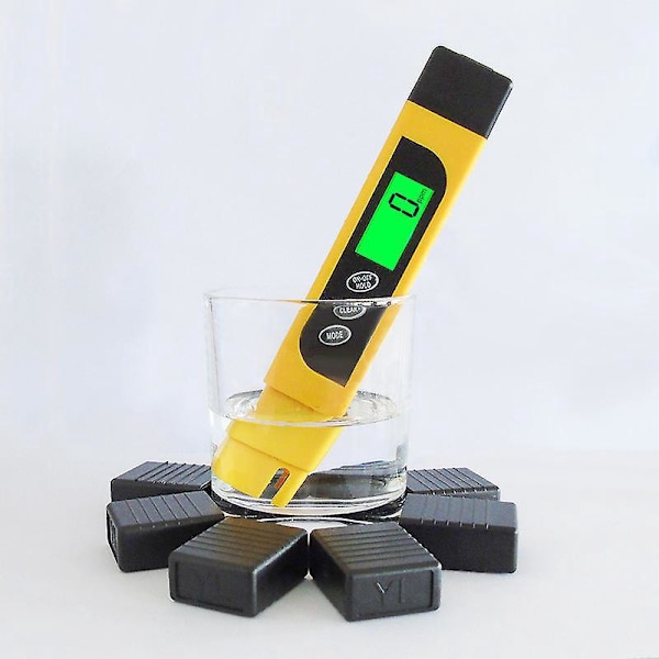 Digital pH-mätare med hög noggrannhet, pennmodell, 0,05pH, perfekt för hydroponics, dricksvatten, pooler och akvarier