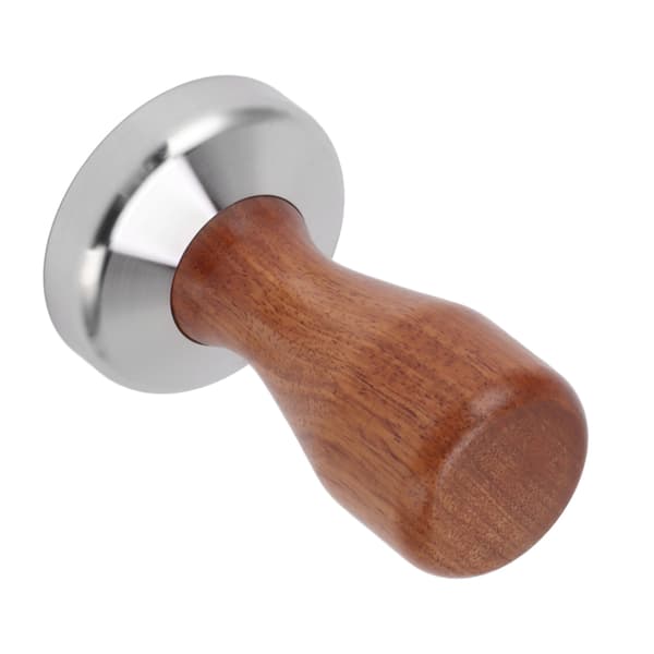 Kaffetamper Multifunktionel 304 Rustfrit Stål Flad Base Kaffepulver Bønne Pres Hammer til Kaffefremstilling 58mm/2.28in