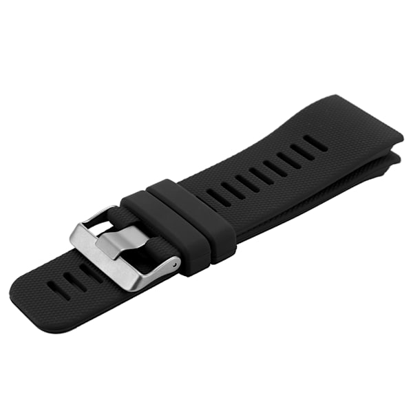 Silica Gel Watch Band Byte av armbandsur, passform för Garmin Vivoactive HR (svart)