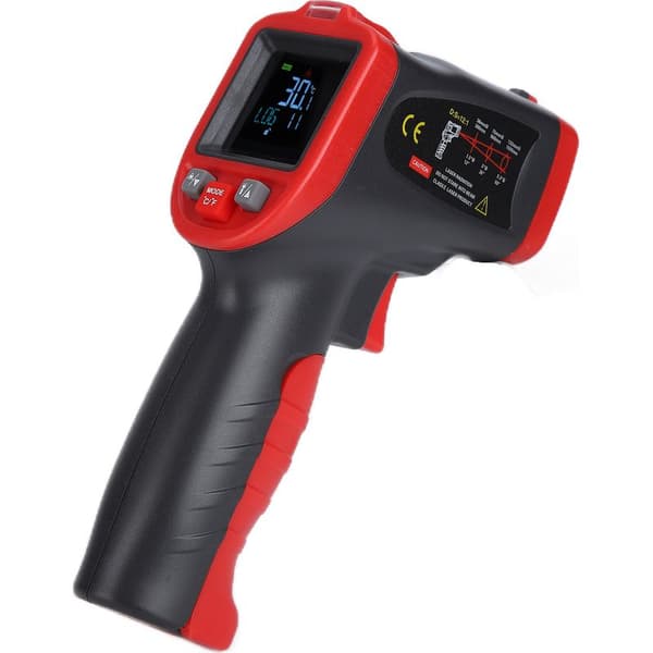 WT323 Farve LCD Infrarødt Termometer med K-probe, Berøringsfri Temperaturpistol til Industriel Brug