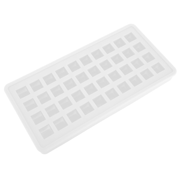 40Grids Silikon Isbrett Firkantet Form Isbiter Maker Form DIY Kjøkkentilbehør Transparent