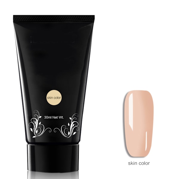 30 ml snabb nagelförlängningsgel, lätt att ta bort, manikyr UV-geltillbehör (hudfärg)