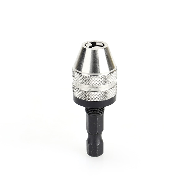 1/4" 0,3~3,6 mm Quick Change nøglefri borepatron sekskantskaftadapterkonverter