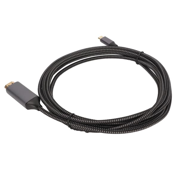 USB C till HD Multimedia Interface-kabel 4K vid 60Hz Typ C till HD Multimedia Interface-adapter för Galaxy S22 för XPS 2m/6.6ft