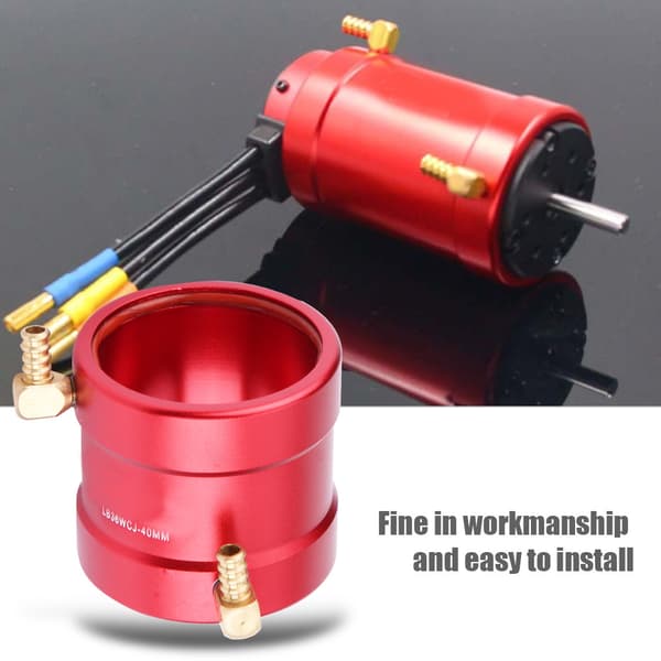 RC Model Båd Tilbehør Metaldele 36mm-40mm Motor Vandkølingskappe