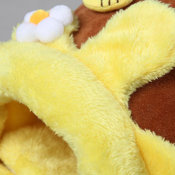 Gul Bi-Snuggle Sack Fleece Säng för Smådjur Kanin Marsvin Hamster Chinchilla Ekorre Råtta Bur