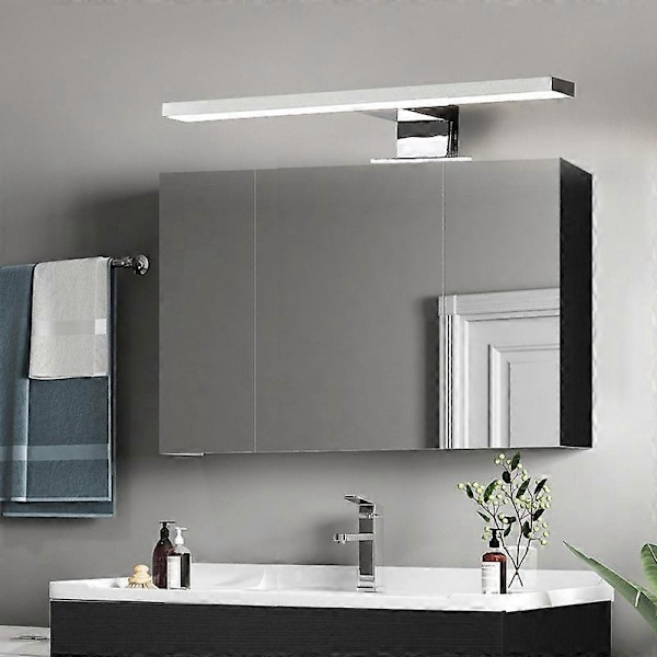 40 cm LED badeværelsesspejllampe 7W 700 lumen 230 volt badeværelsesspejllampe fuldt aluminium 3i1 badeværelsesspejllys vandtæt IP44