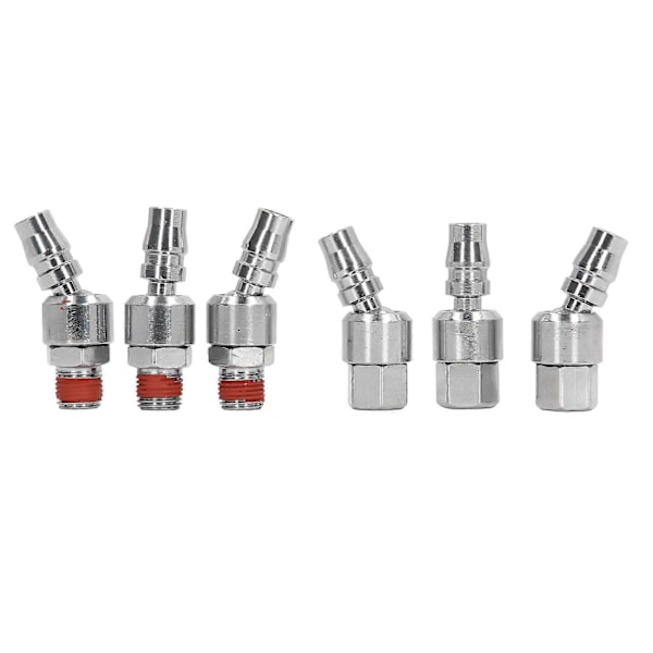Svingbar luftplugg 1/4in NPT hann hunn gjenge hurtigkobling herdet stål industriell slangekobling