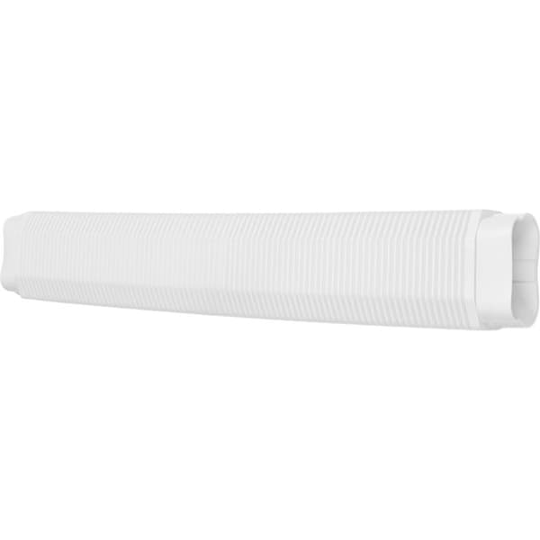 Dekorativt fleksibelt PVC-rør til udendørs kobberrør til aircondition, model 435, lige linjebeskyttelse.
